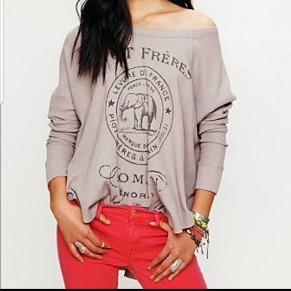 We The Free Tops - 🐘We The Free Elephant Long Sleeve Thermal